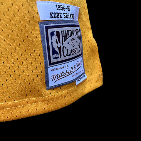 Los Angeles Lakers Bryant #8 Yellow Retro NBA Jersey