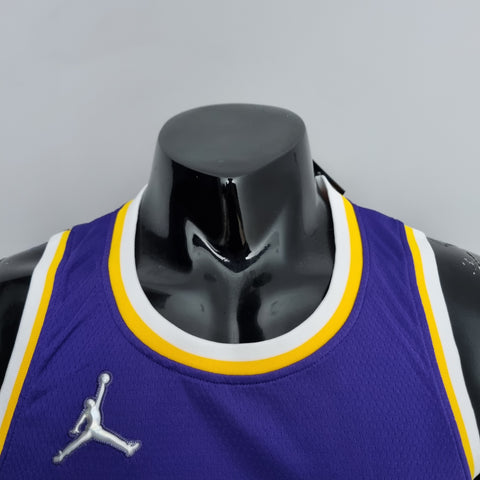 Los Angeles Lakers Davis #3 Jordan Purple NBA Jersey 75th Anniversary