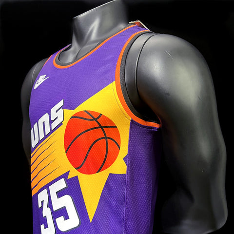 Phoenix Suns Durant #35 Retro Purple NBA Jersey 2022-23