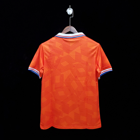 Netherlands Retro Home Soccer Football Jersey 1991