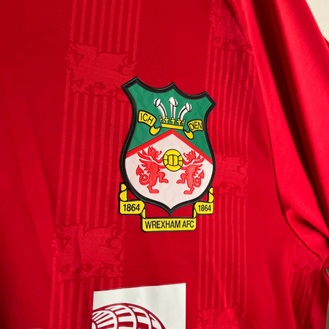 Wrexham AFC Home Soccer Football Jersey 2023-24 [Replica Kit]