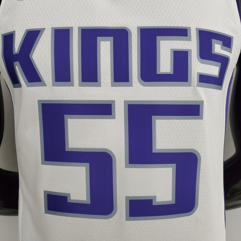 Sacramento Kings Kings Williams #55 White NBA Jersey 75th Anniversary