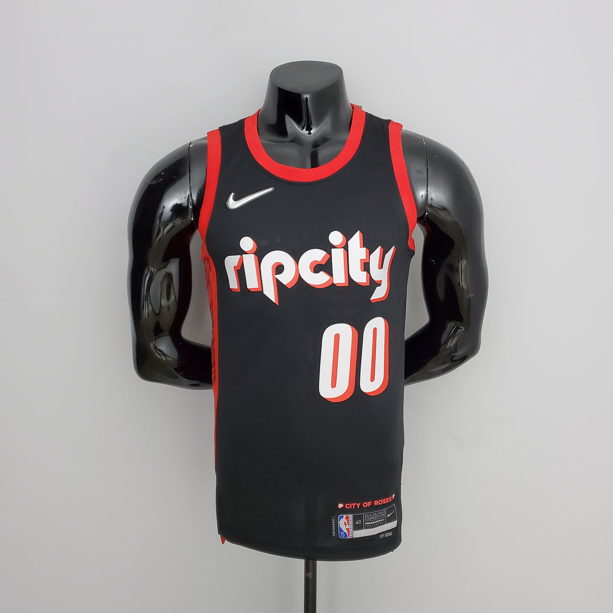 Portland Trail Blazers Anthony #00 Black NBA Jersey Urban Edition 2022
