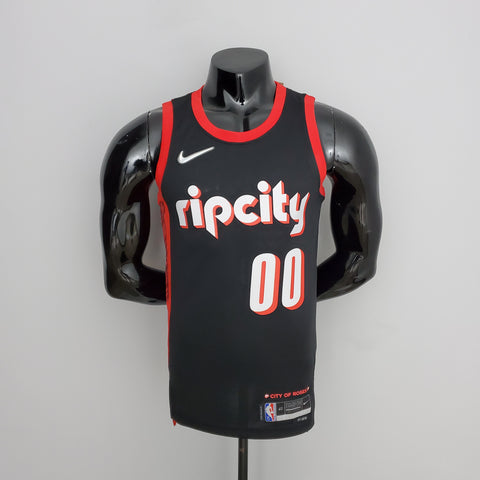 Portland Trail Blazers Anthony #00 Black NBA Jersey Urban Edition 2022