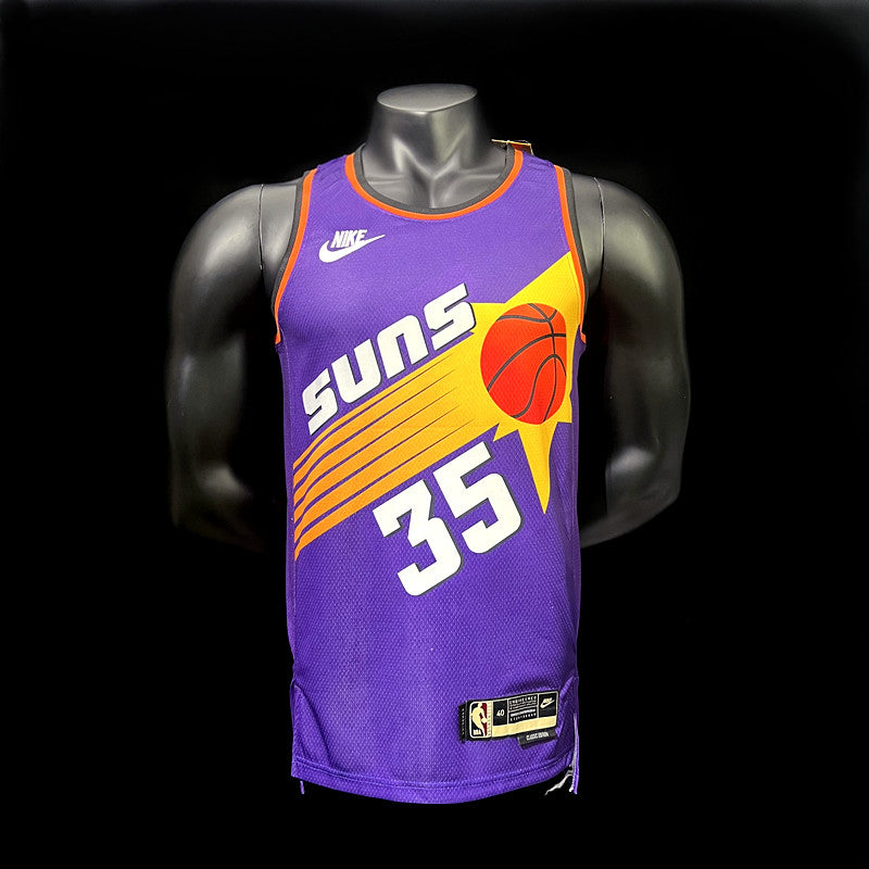 Phoenix Suns Durant #35 Retro Purple NBA Jersey 2022-23