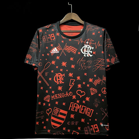 Flamengo Pre-Match Training Soccer Football Jersey 2022