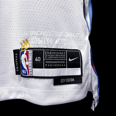 Brooklyn Nets Irving #11 White NBA Jersey City Edition