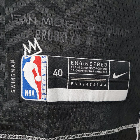 Brooklyn Nets Curry #30 Black NBA Jersey City Edition