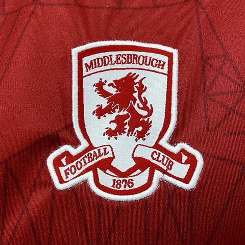 Middlesbrough F.C Home Soccer Football Jersey 2023-24