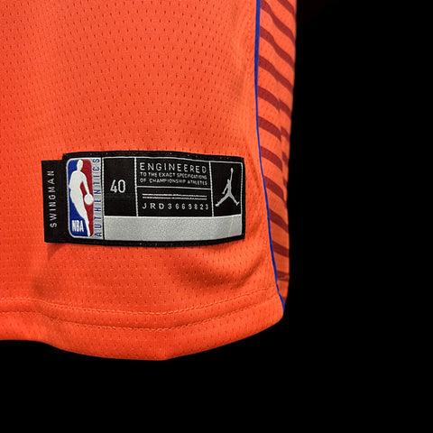 Oklahoma City Thunder Gilgeous-Alexander #2 Orange NBA Jersey
