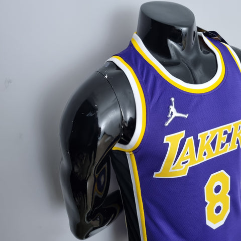 Los Angeles Lakers BRYANT#8 Jordan Purple NBA Jersey 75th Anniversary
