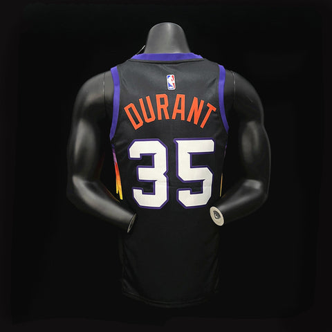 Phoenix Suns Durant #35 Black NBA Jersey City Edition 2022-23