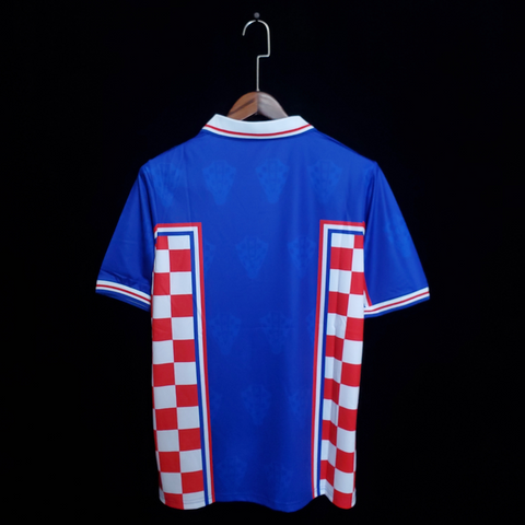 Croatia Retro Away Soccer Football Jersey 1998 | Croatia National Team