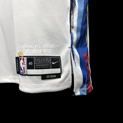 Brooklyn Nets Bridges #1 White NBA Jersey City Edition