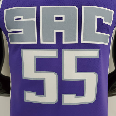 Sacramento Kings Kings Williams#55 Black Purple NBA Jersey 75th Anniversary