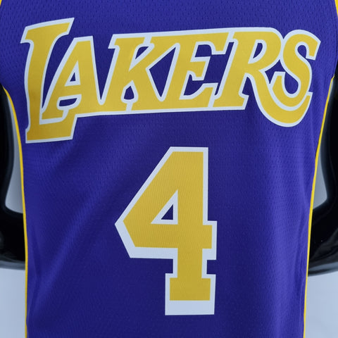 Los Angeles Lakers Rondo #4 Jordan Purple NBA Jersey 75th Anniversary