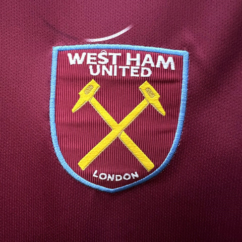 West Ham Home Soccer Football Jersey 2023-24
