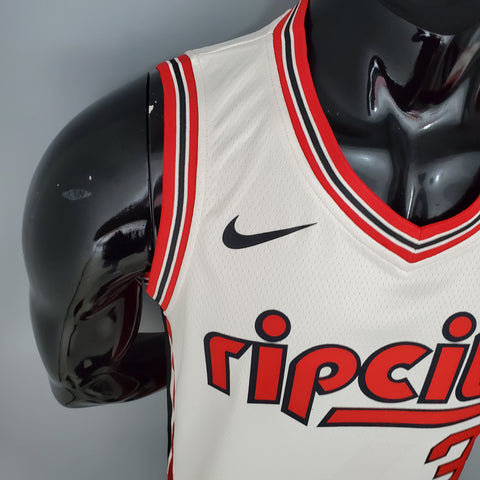 Maglia Portland McCOLLUM#3 Beige  NBA Jersey Portland Trail Blazers