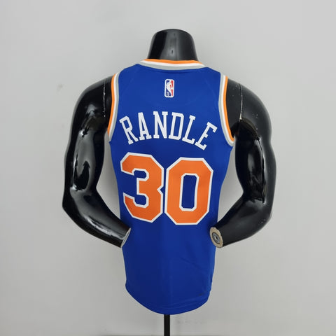 New York Knicks Randle #30 Blue NBA Jersey 75th Anniversary