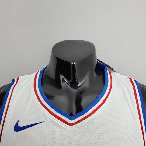 Philadelphia 76ers Harden #1 White NBA Jersey V-Neck