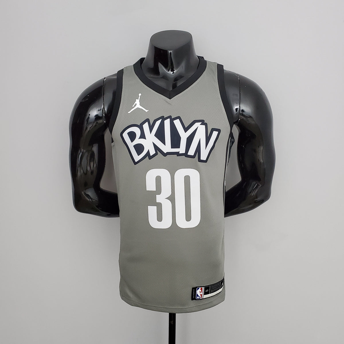 Brooklyn Nets Curry #30 Flyer Grey NBA Jersey