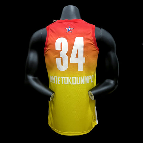 All-Star West Antetokounmpd #34 NBA Jersey