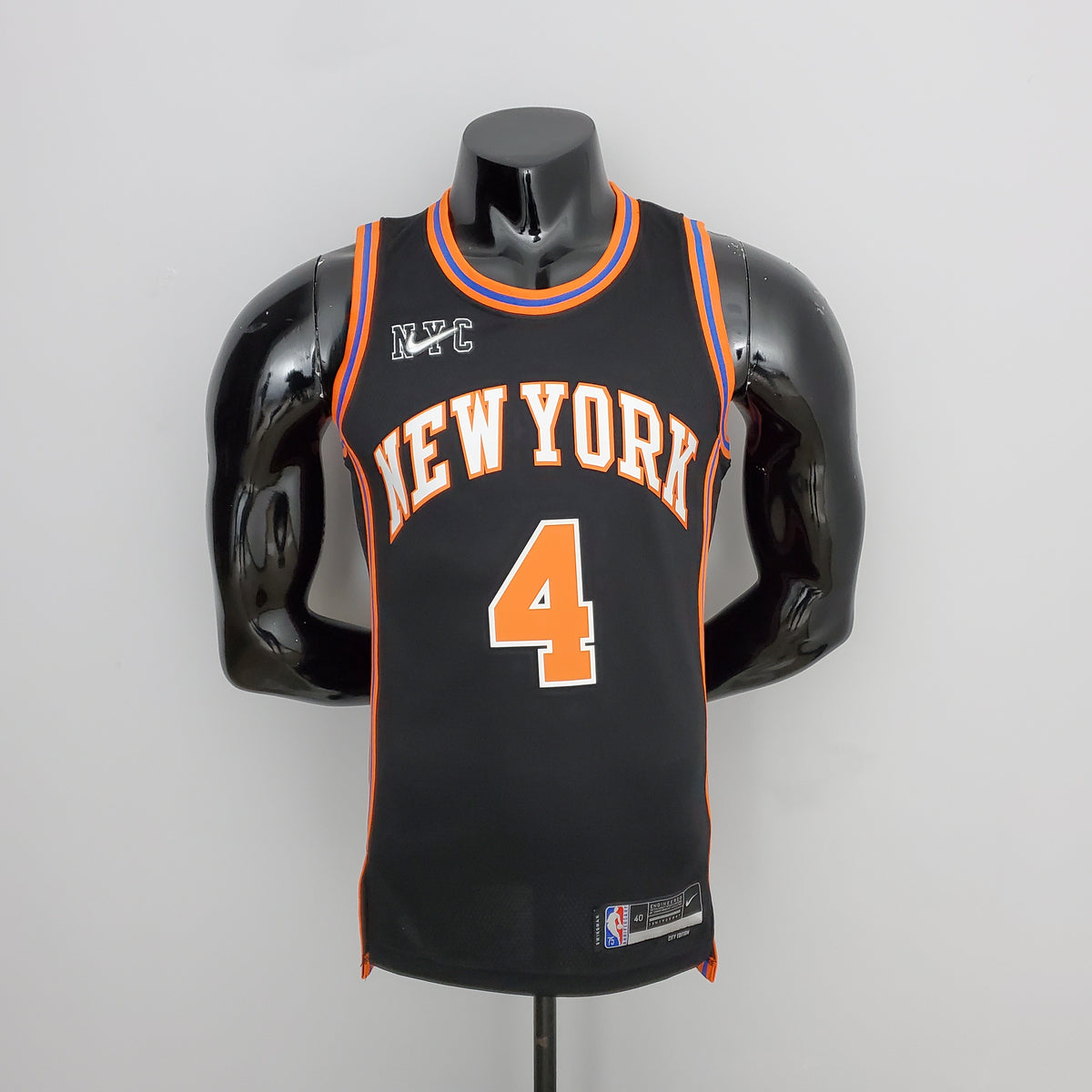 New York Knicks Rose#4 Black  NBA Jersey Urban Edition