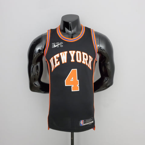 New York Knicks Rose#4 Black  NBA Jersey Urban Edition