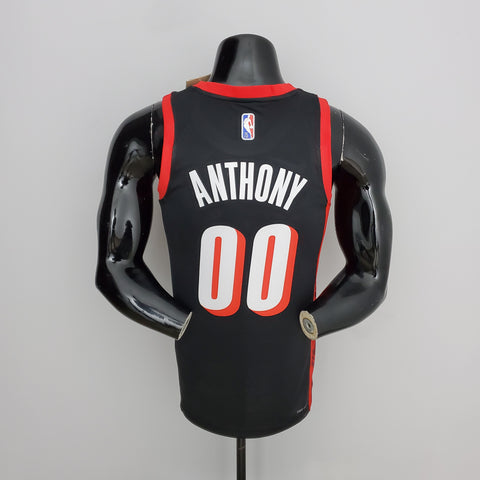 Portland Trail Blazers Anthony #00 Black NBA Jersey Urban Edition 2022