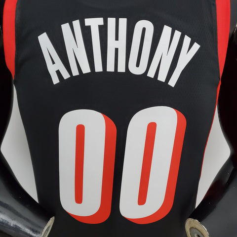 Portland Trail Blazers Anthony #00 Black NBA Jersey Urban Edition 2022