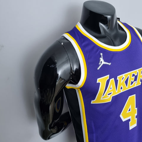 Los Angeles Lakers Rondo #4 Jordan Purple NBA Jersey 75th Anniversary
