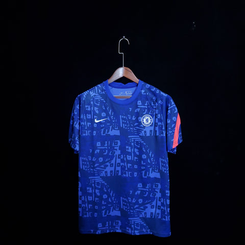 Chelsea Soccer Football Jersey Pre-Match Training Blue 2023-24