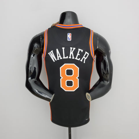 New York Knicks Walker #8 Black NBA Jersey Urban Edition