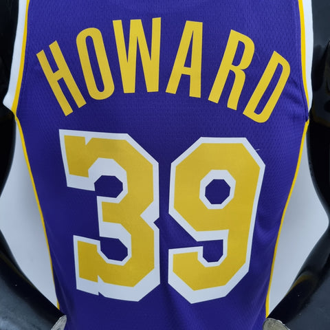 Los Angeles Lakers Howard #39 Jordan Purple NBA Jersey 75th Anniversary