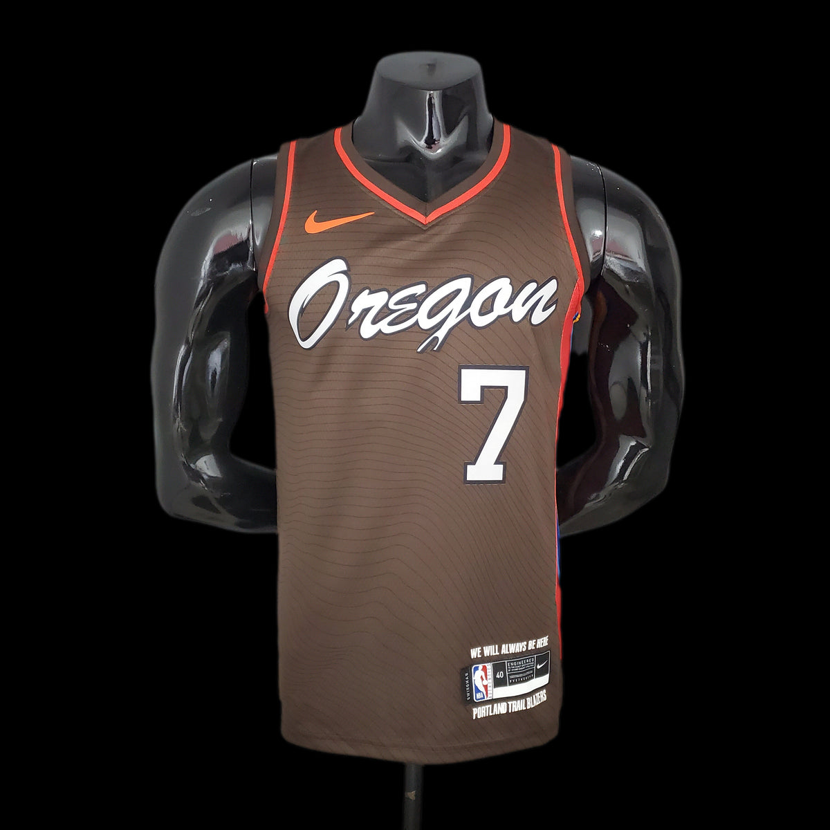 Portland Trail Blazers Roy #7 Brown NBA Jersey 2021