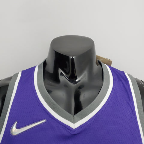 Sacramento Kings Kings Williams#55 Black Purple NBA Jersey 75th Anniversary