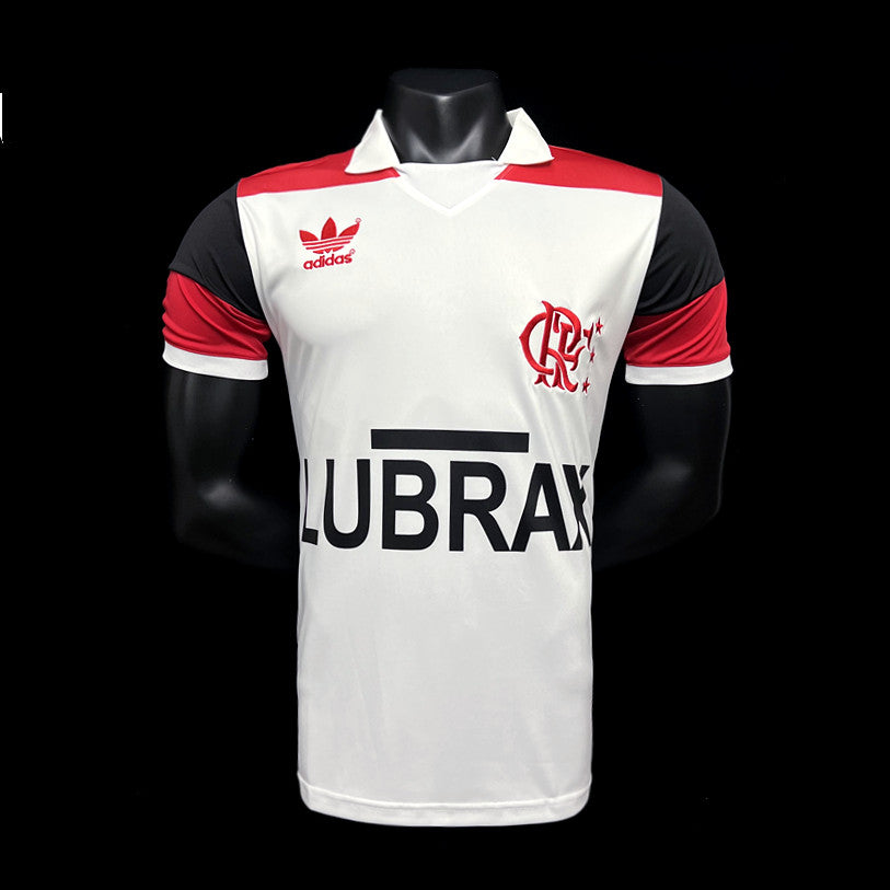 Flamengo Away Retro Football Soccer Jersey 1986