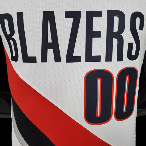 Portland Trail Blazers Anthony #00 White NBA Jersey 2021