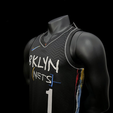 Brooklyn Nets Bridges #1 Black NBA Jersey City Edition