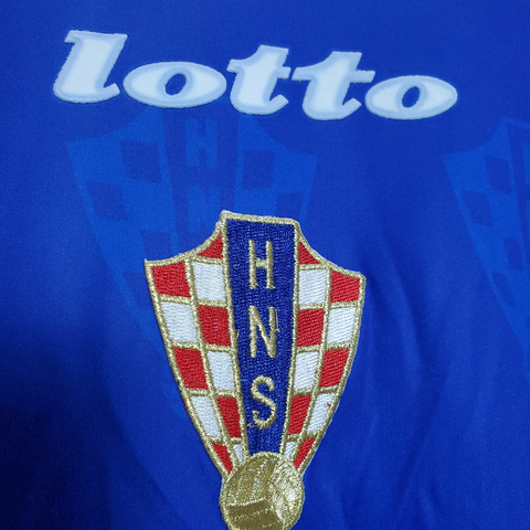 Croatia Retro Away Soccer Football Jersey 1998 | Croatia National Team