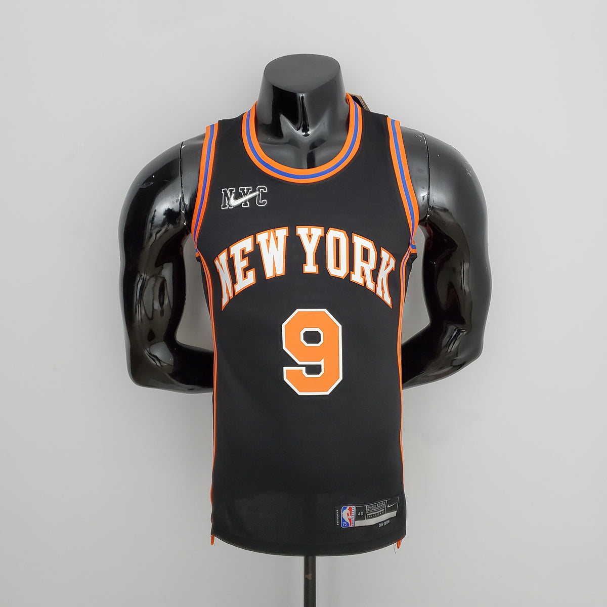 New York Knicks Barrett #9 Black NBA Jersey Urban Edition