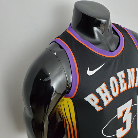 Phoenix Suns Paul #3 Black NBA Jersey City Edition