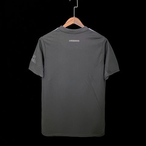 Arsenal Pre-Match Training Black Soccer Football Training Kit 2023-24