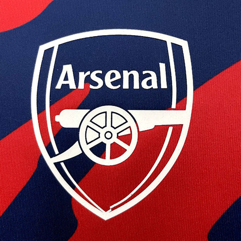 Arsenal Pre-match Training Red Soccer Football Training Kit 2023-24