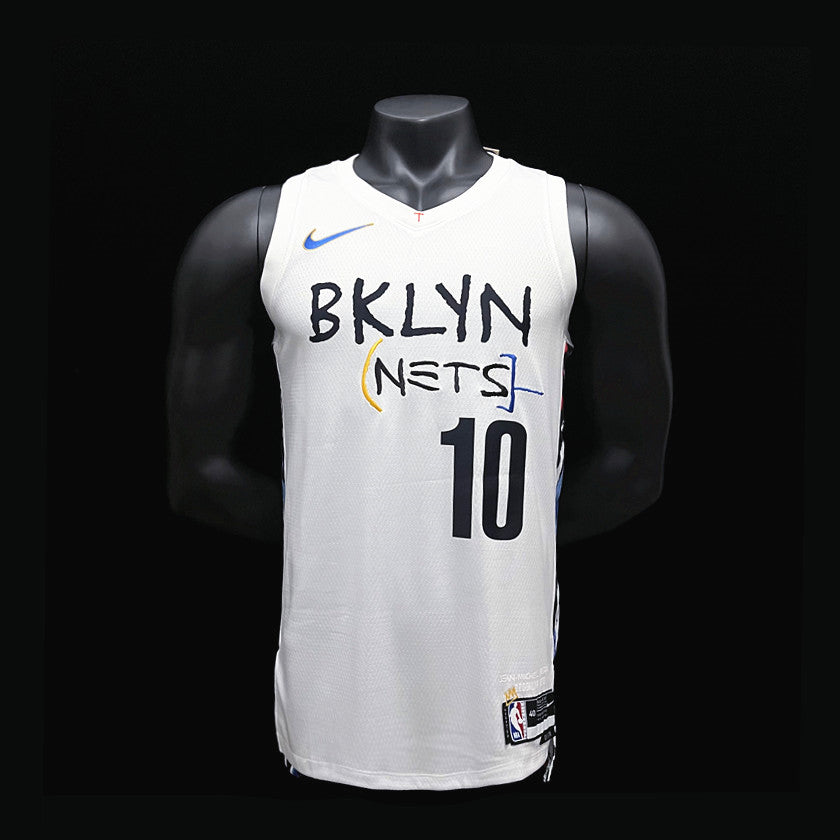 Brooklyn Nets Simmons #10 White NBA Jersey City Edition
