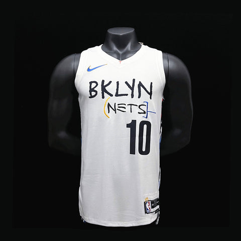 Brooklyn Nets Simmons #10 White NBA Jersey City Edition