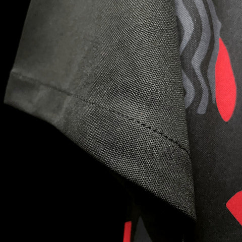 Brazil National Team Retro Soccer Football Red and Black Jersey 2023