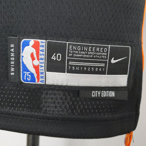 New York Knicks Walker #8 Black NBA Jersey Urban Edition