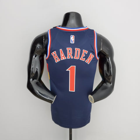 Philadelphia 76ers Harden #1 NBA Jersey City Edition 2022