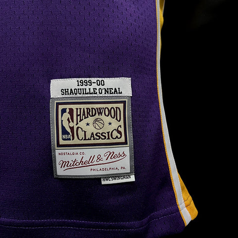 Los Angeles Lakers O'Neal #34 Purple Retro NBA Jersey